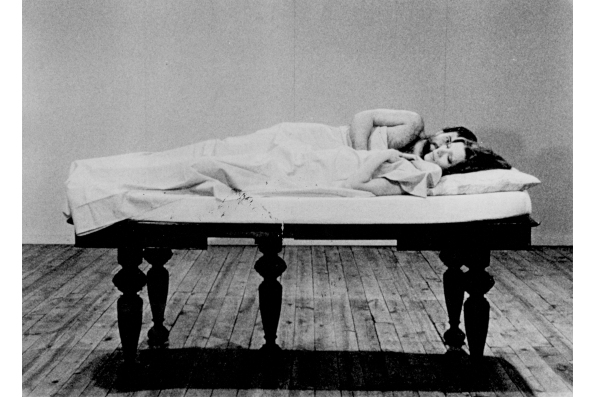 A scene from FILM ABOUT A WOMAN WHO, a film by Yvonne Rainer.